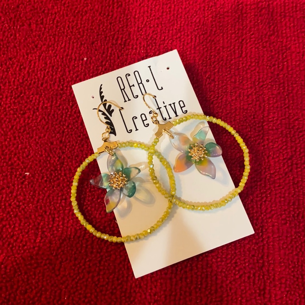 Reb*L Creative new never worn earrings
